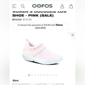 Oofos slippers NWT